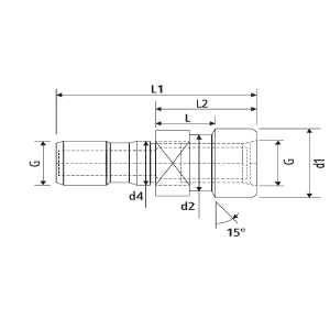 Desenho Técnico Pinos de Fixação DIN 2080 Maxitech Ferramentas de Corte