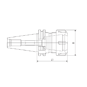 Desenho Técnico Porta Pinça (ISO) Maxitech Ferramentas de Corte